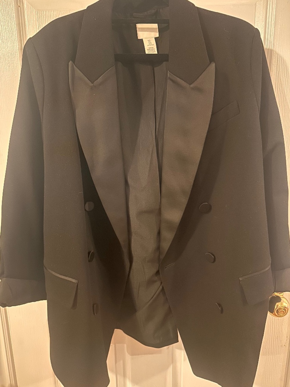 Oversized Tuxedo Style Jacket